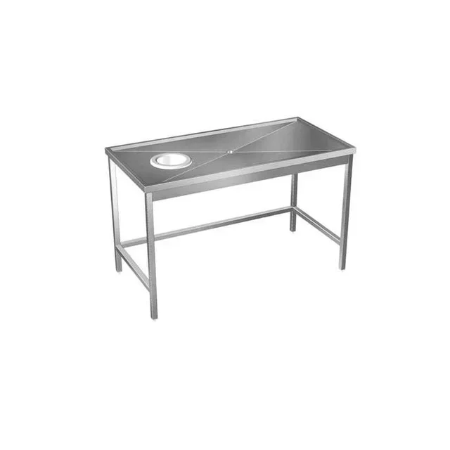 Professional Clearing Table with Waste Disposal - Adjustable Width 851-1050 mm