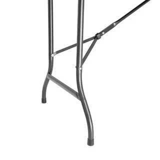 Mesa de Jardim Dobrável Retangular Rattan Preto - 182,9 x 72,8 cm