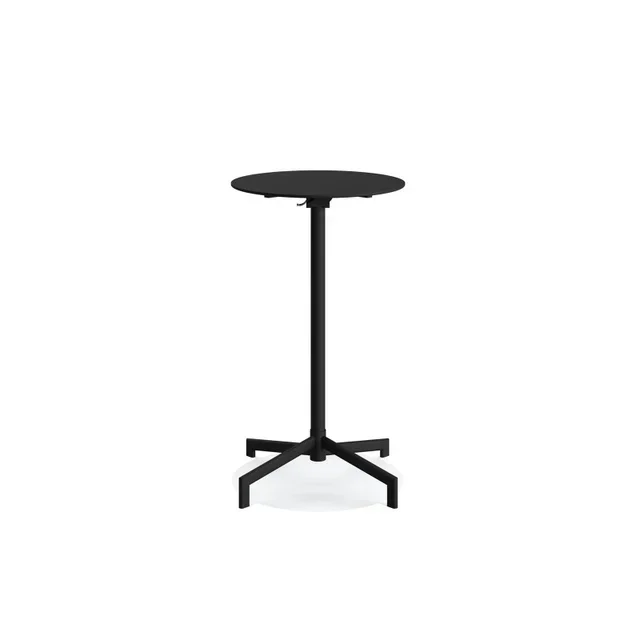Versa Adjustable Terrace Table 2 Height Levels - Black