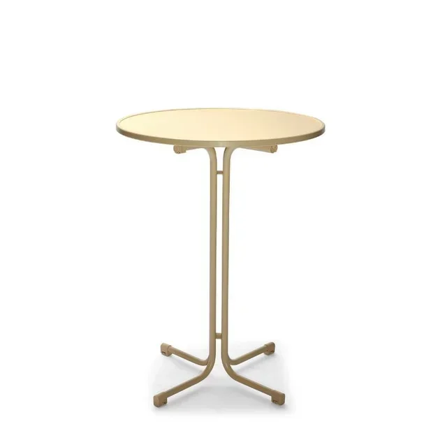 Tavolo Alto Berlin Rotondo Ø80 cm - Finitura Sabbia