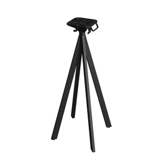 Infinity Tripod High Table 4 Legs Black HPL Round Top Ø 70 cm