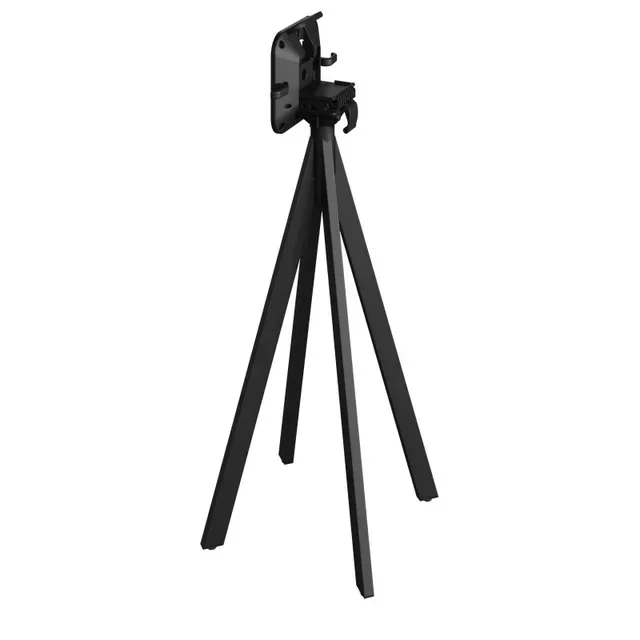 Infinity Tripod High Table 4 Legs Black HPL Round Top Ø 70 cm