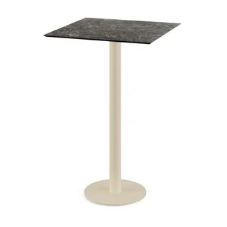 High Table Urban Sandy Base and Galaxy Marble Top 70x70 cm