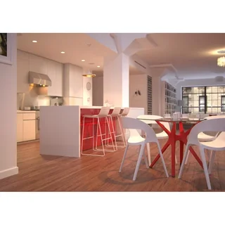 Mesa de Jardim Preta com Pés Efeito Areia 90x90 cm