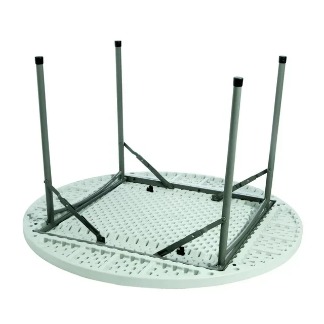 Runder Klapptisch Rossini 120 cm Weiß