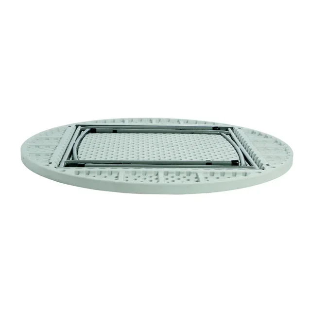 Runder Klapptisch Rossini 120 cm Weiß