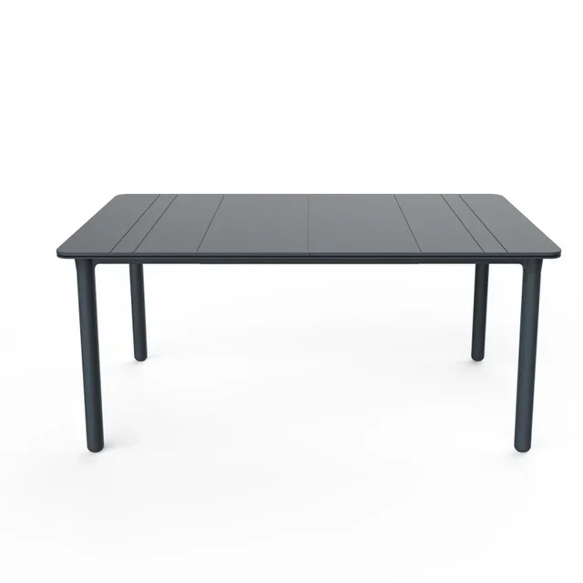 Noa Rectangular Table 160x90 cm - Dark Grey Top and Legs