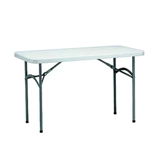 Mesa Plegable Strauss - 122 x 60 cm - Blanco