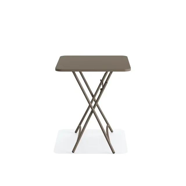 Breeze Folding Bistro Table Metal - Cappuccino