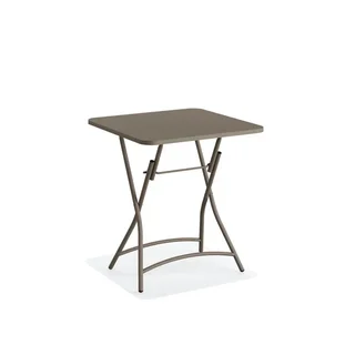 Breeze Folding Bistro Table Metal - Cappuccino