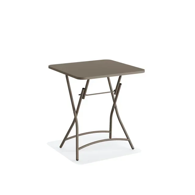 Breeze Folding Bistro Table Metal - Cappuccino