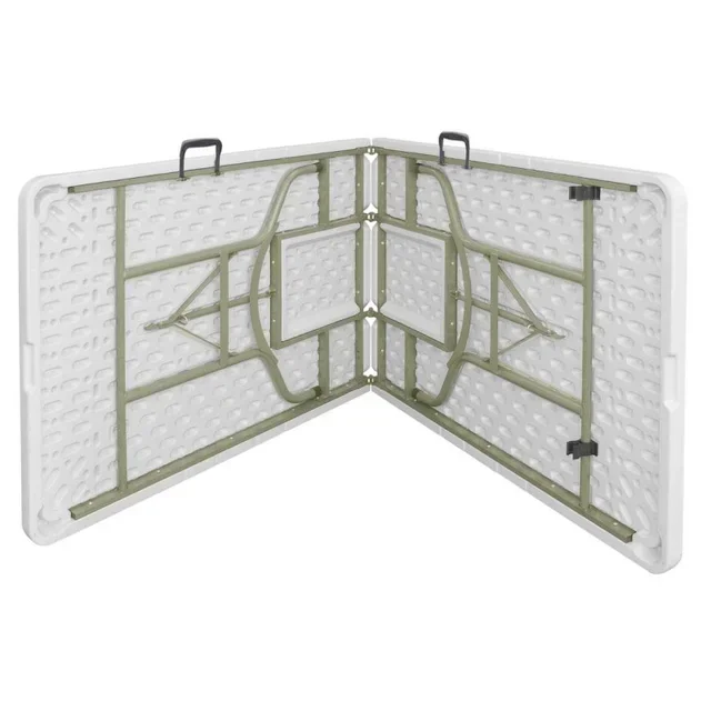 Table Pliante Blanche 2,43 m - Longueur 2430 mm