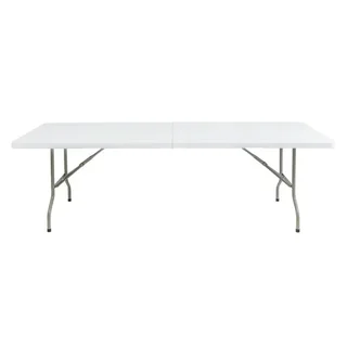 Table Pliante Blanche 2,43 m - Longueur 2430 mm