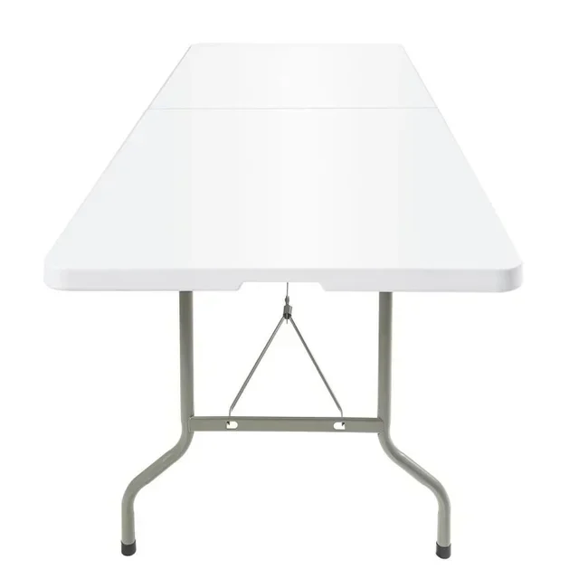 Table Pliante Blanche 2,43 m - Longueur 2430 mm