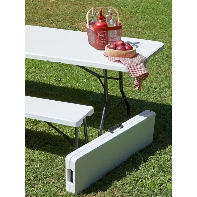 Table Pliante Easytable Rectangulaire 75,5 x 49,5 cm - Coloris Blanc