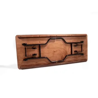 Table Pliante de Réception en Bois Rectangulaire - 183 x 76 cm