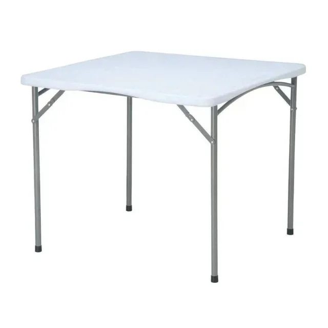 Folding Reception Table Square 87 x 87 cm