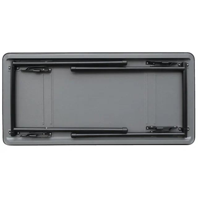 Grauer ABS Klapptisch Rechteckig 122 cm