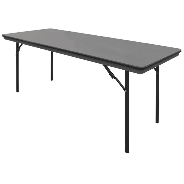 Rectangular Grey ABS Folding Table 183 cm