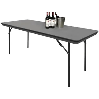 Rectangular Grey ABS Folding Table 183 cm