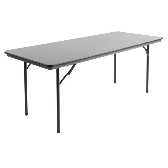 Rectangular Grey ABS Folding Table 183 cm