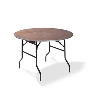 Mesa Redonda Plegable De Madera Ø 152 Cm Para Banquete