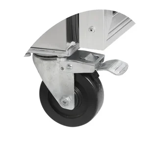 Mesa Refrigerada de Conservação 2 Portas de Vidro GN 1/1 em Aço Inoxidável