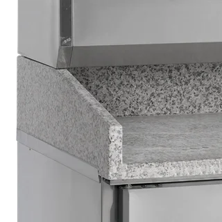 Mesa de Preparación de Pizza Acero Inoxidable - 400 x 600 mm - Puerta Doble