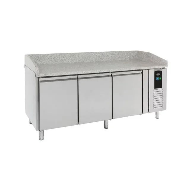 Table de Préparation Pizzas 3 Portes 410 Litres