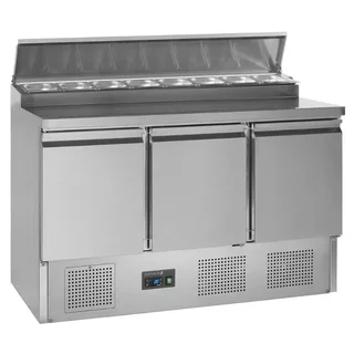 Tavolo Refrigerato di Preparazione Gastronorm 1/1 - 8 Bacinelle GN 1/6