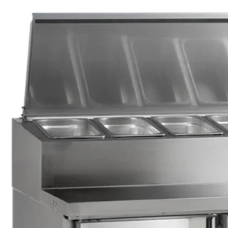 Gekühlter Gastronorm GN 1/1 Zubereitungstisch - 9 GN 1/3 Behälter