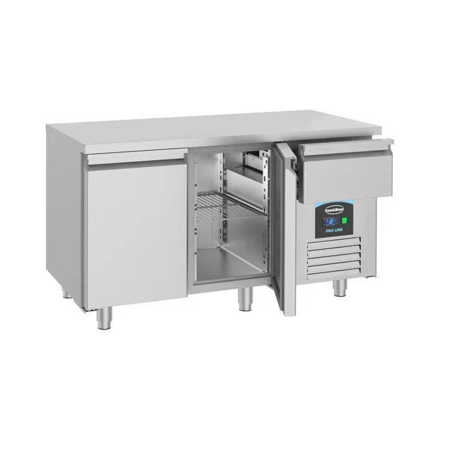 2 Door Refrigerated Display Counter GN 1/1 - 281 Litres Capacity