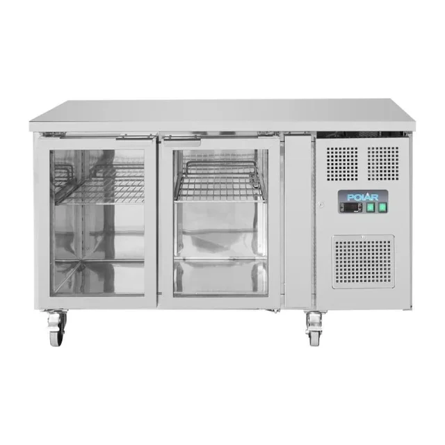 Mesa Refrigerada Duas Portas de Vidro - 205 Litros