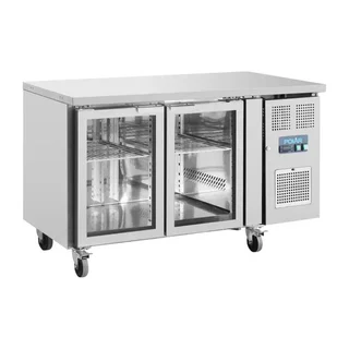 Mesa Refrigerada Duas Portas de Vidro - 205 Litros