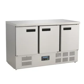 Professional Refrigerated Table 3 Doors Series G 368 Litres