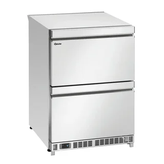 Professional Refrigerated Table 2 Doors + 2 Drawers - Width 600 x Depth 600 mm