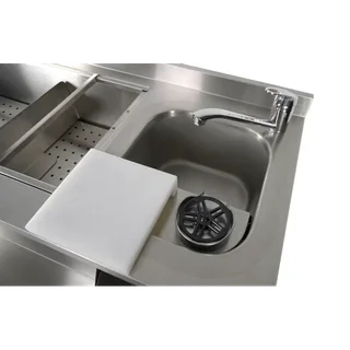 Mesa Refrigerada de 2 Puertas con Mostrador de Cócteles Integrado