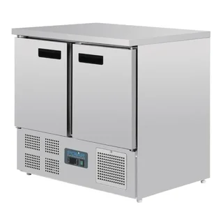 Compact 2-Door Refrigerated Table - 240 Liters