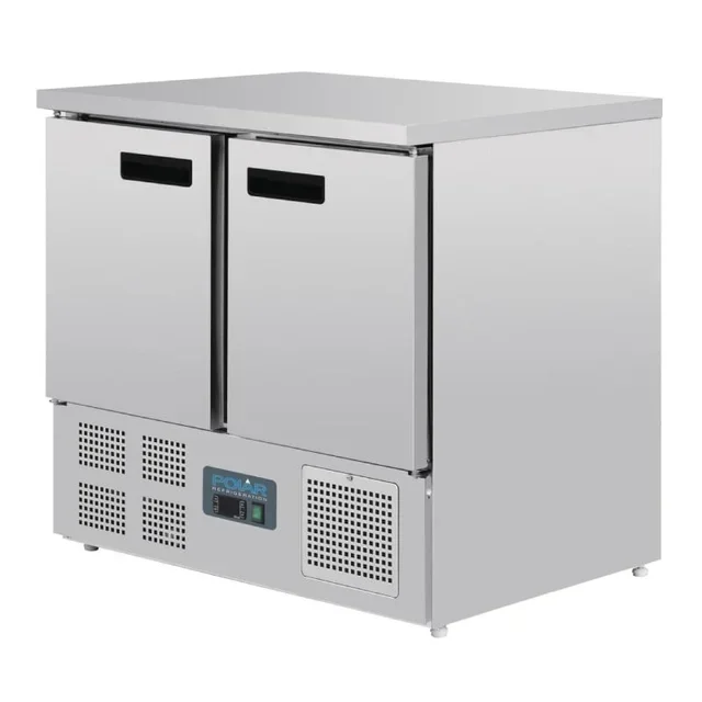 Compact 2-Door Refrigerated Table - 240 Liters
