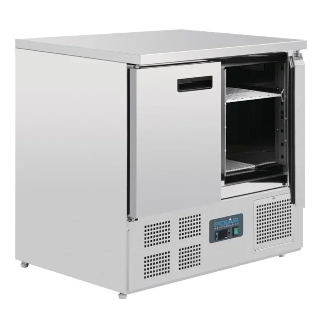 Compact 2-Door Refrigerated Table - 240 Liters