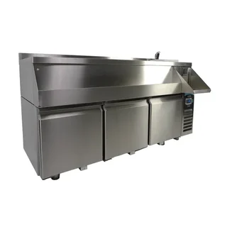 Dreitüriger Kühltisch mit Integrierter Cocktailtheke