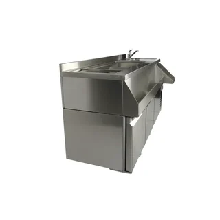 Dreitüriger Kühltisch mit Integrierter Cocktailtheke