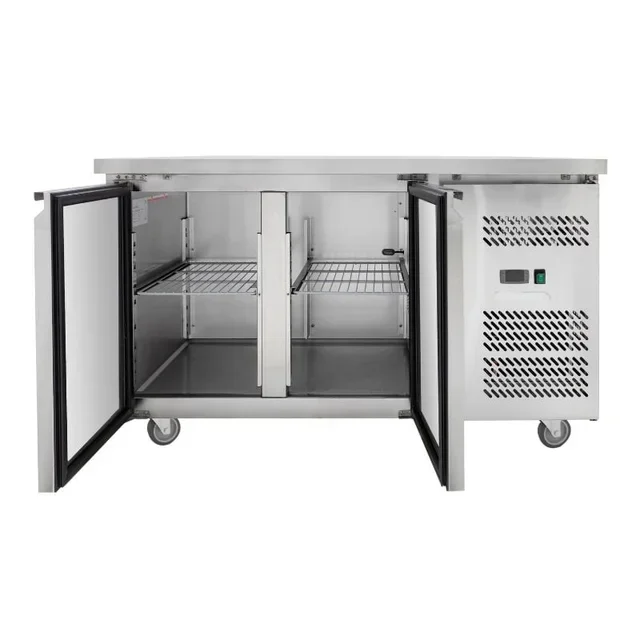 Refrigerated Table Positive 2 Doors Gastronorm GN1/1 - Depth 700 mm