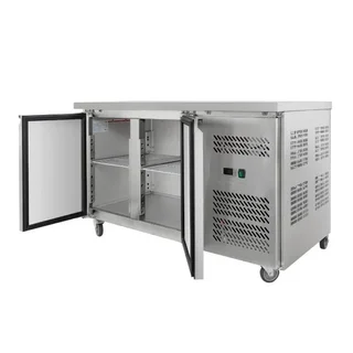 Refrigerated Table Positive 2 Doors Gastronorm GN1/1 - Depth 700 mm