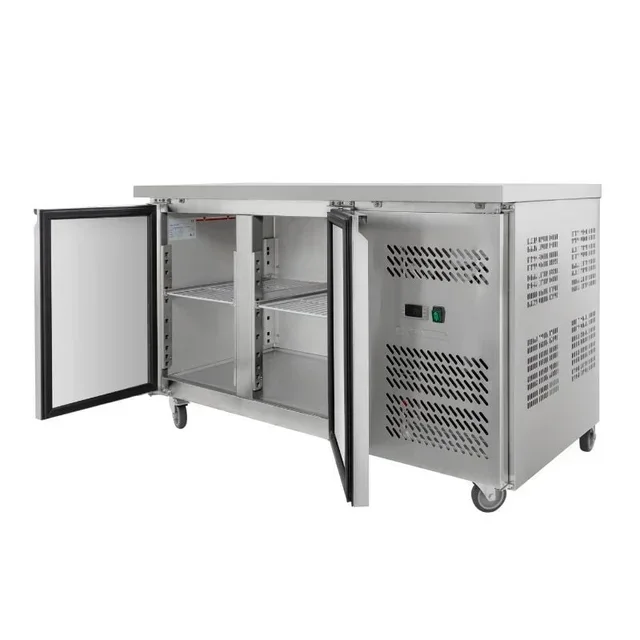 Refrigerated Table Positive 2 Doors Gastronorm GN1/1 - Depth 700 mm