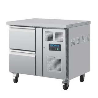 Tavolo Refrigerato Gastronorm 1/1 a Ventilazione Forzata - 2 Cassetti - Capacità 124 Litri - Serie U