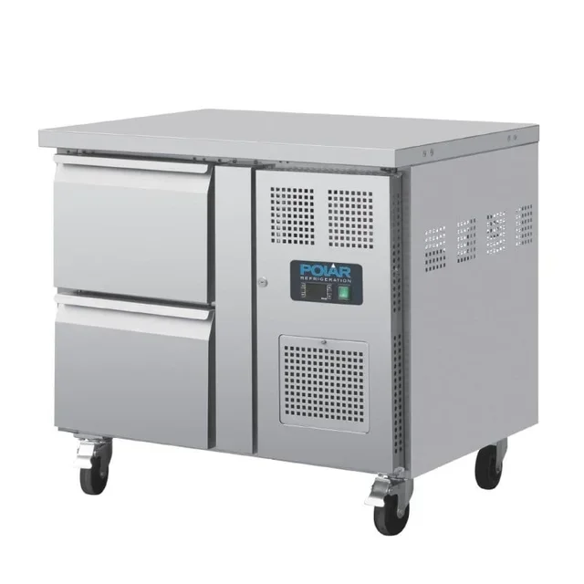 Tavolo Refrigerato Gastronorm 1/1 a Ventilazione Forzata - 2 Cassetti - Capacità 124 Litri - Serie U