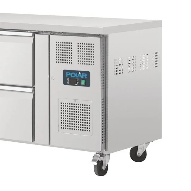 Tavolo Refrigerato Gastronorm 1/1 Ventilato 8 Cassetti Serie U - Capacità 616 Litri