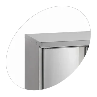 Tavolo Refrigerato - GN 1/1 con Alzatina in Acciaio Inox