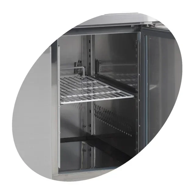 Refrigerated Counter - GN 1/1 with Stainless Steel Backsplash